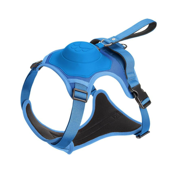 rnés para Perro Azul con Correa Retráctil - Talla L | Comodidad y Control en Cada Paseo - Imagen 2