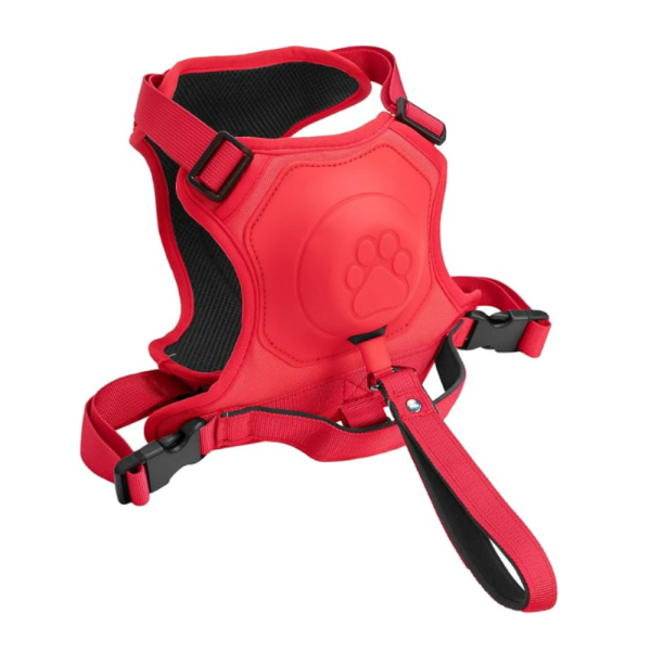 Arnés para Perro con Correa Retráctil Roja – Comodidad y Control en un Solo Diseño - Imagen 2