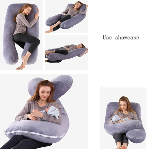 Almohada de Embarazo y Lactancia – Comodidad y Soporte para Mamás - Imagen 4