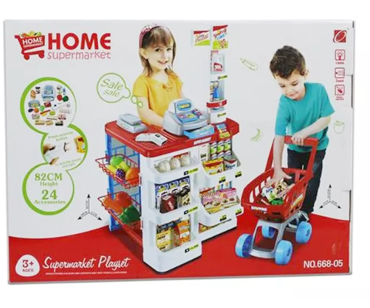 Supermercado de Juguete Infantil – Tienda de Compras con Accesorios - Imagen 4