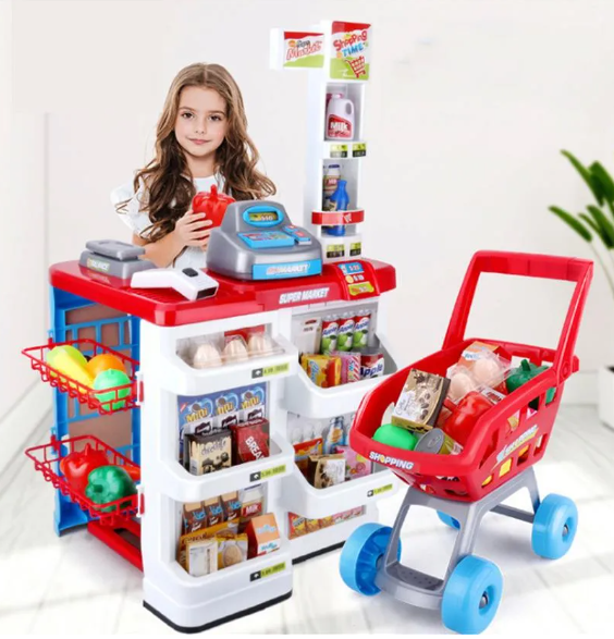 Supermercado de Juguete Infantil – Tienda de Compras con Accesorios - Imagen 2