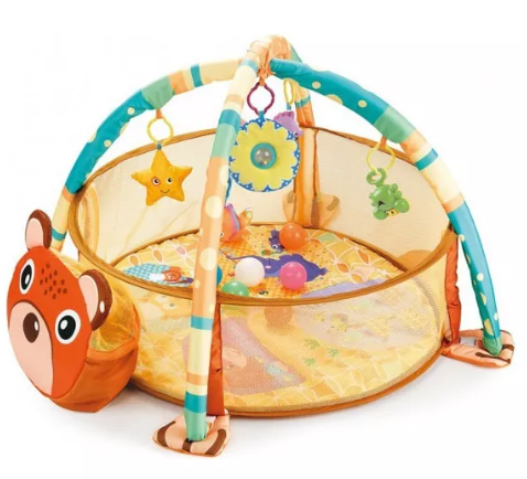 Gimnasio 3 en 1 para Bebés – Corral, Centro de Juegos y Alfombra de Actividades - Imagen 2