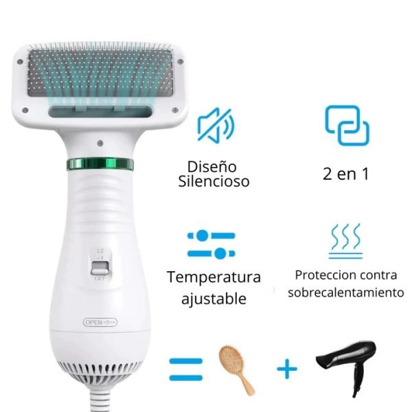 Secador de Pelo para Mascotas – Rápido, Seguro y Eficiente