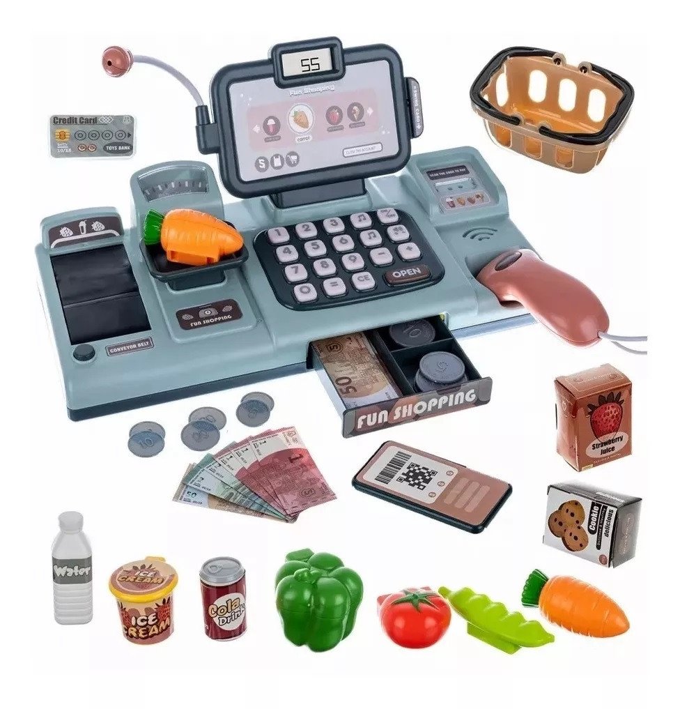 Caja Registradora Infantil con Sonido y Calculadora – Juego Educativo para Niños - Imagen 2